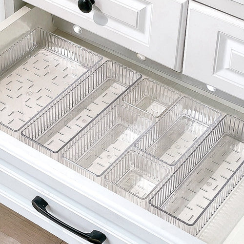 Acrylic Makeup Brush Holder - Clear Desk Organizer
