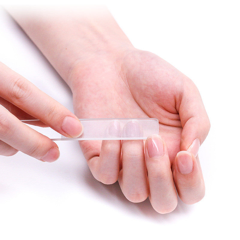 Glass Nail File with Protective Sleeve
