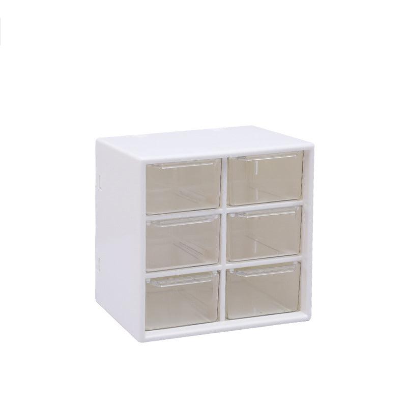 Mini Desktop Drawer Organizer - 6 or 9 Drawers