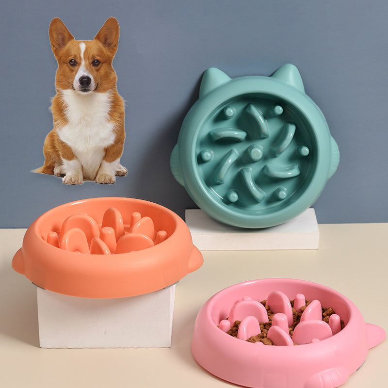 Slow Feeder Bowl for Dogs & Cats - Maze Design