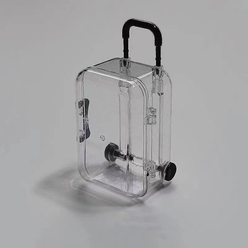 Clear Mini Suitcase Storage Box - for Earrings & Small Jewelry