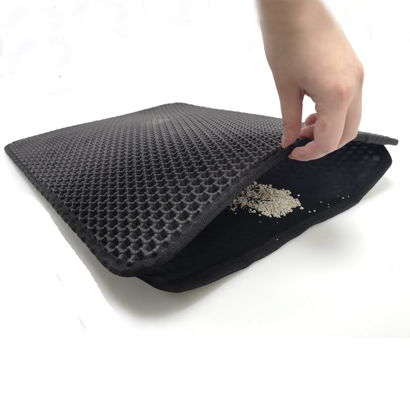 EVA Double-Layer Cat Litter Mat - Wipe-Clean Litter Catcher