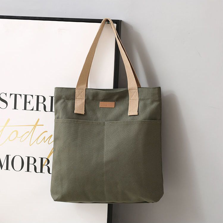 Canvas Laptop Tote Bag - Everyday & Travel Carryall