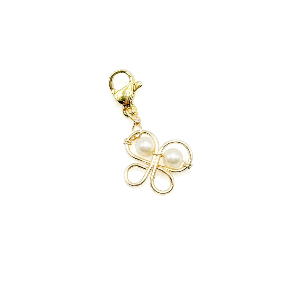 Butterfly Bracelet Charm, Gold