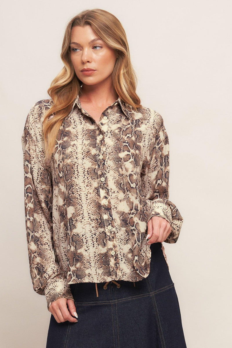 URBAN GODDESS WOVEN TOP