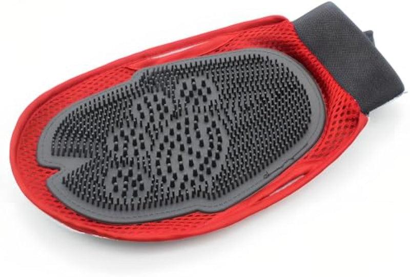 Pet Bathing & Grooming Glove - Soft Rubber Bristles for Dogs & Cats