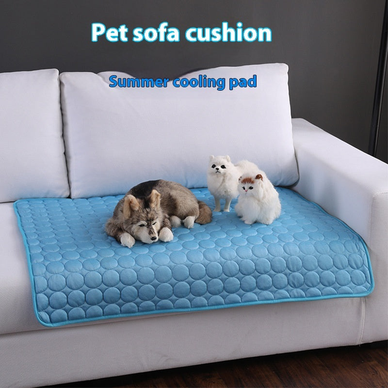 Ice-Silk Summer Mat for Dogs & Cats - Washable, L to 2XL