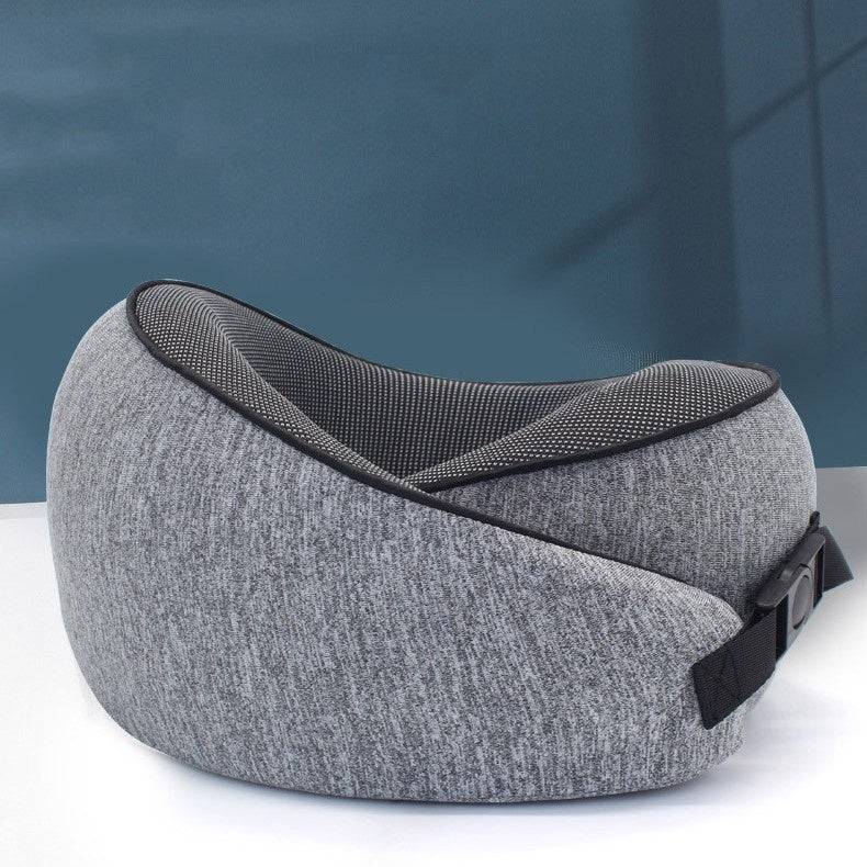 Memory Foam Travel Neck Pillow with Storage Bag